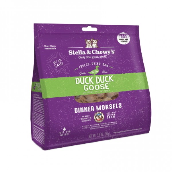Stella & Chewy's Freeze Dried Duck & Goose Dinner Morsels for Cat 8oz