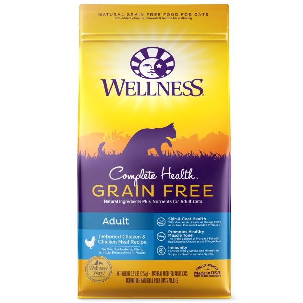 Wellness Complete Health Grain Free Chicken for Adult Cat11.5lb