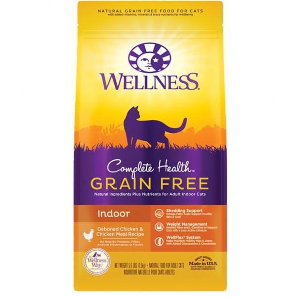 Wellness Complete Health Grain Free Chicken for Indoor Cat11.5lb