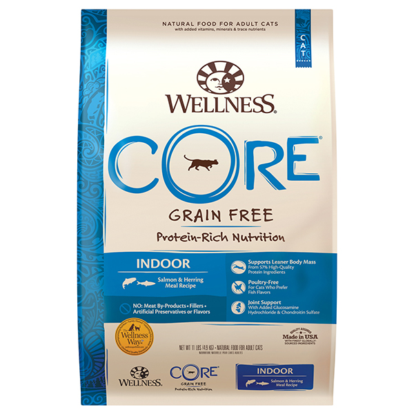 Wellness Core Indoor Salmon & Herring for Cat 5lb