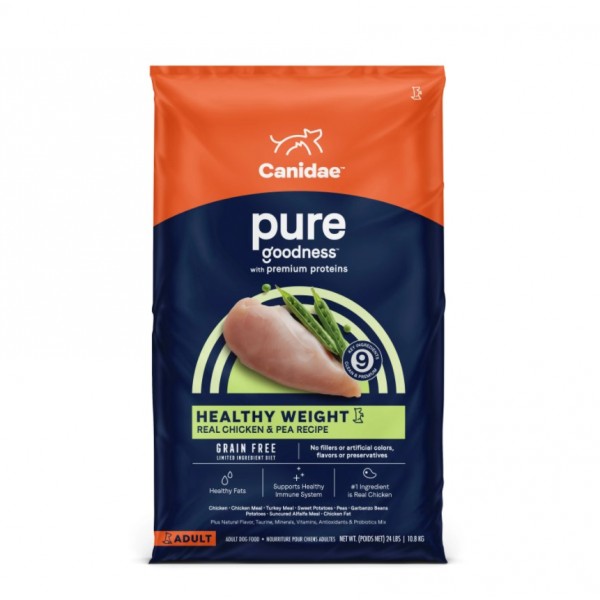 Canidae Pure Healthy Weight Real Chicken & Pea Recipe24lb