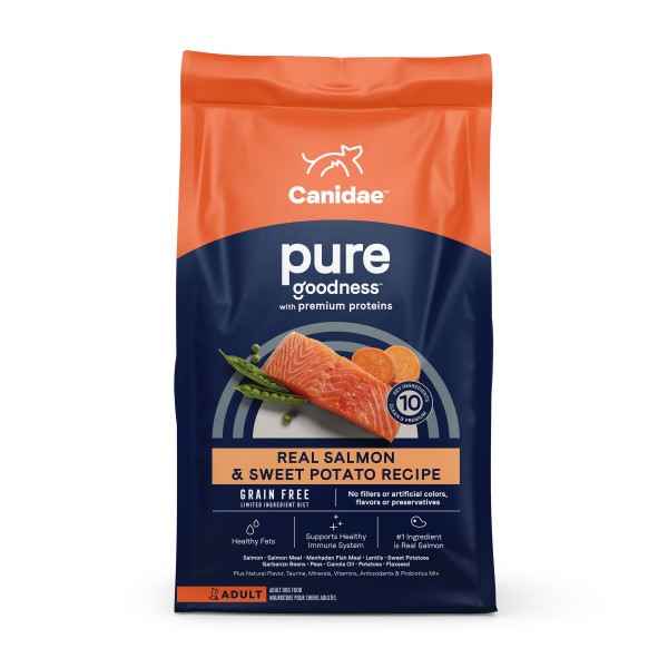 Canidae Pure Real Salmon & Sweet Potato Recipe12lb