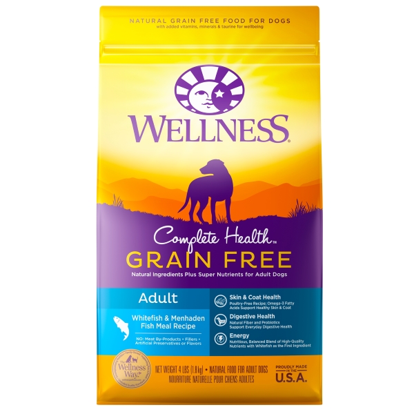 Wellness Complete Health Grain Free Whitefish & Menhaden Fish Meal 4lb
